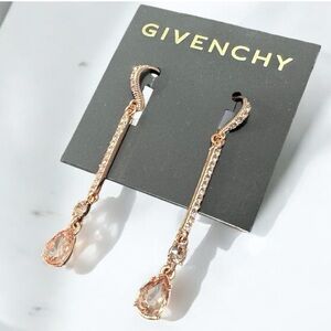 Givenchy
Pavé Crystal Linear Drop Earrings